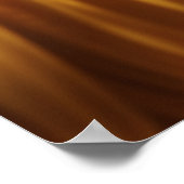 魅惑的な黄金のエレガント妖精のきらめく翼 ポスター (角)