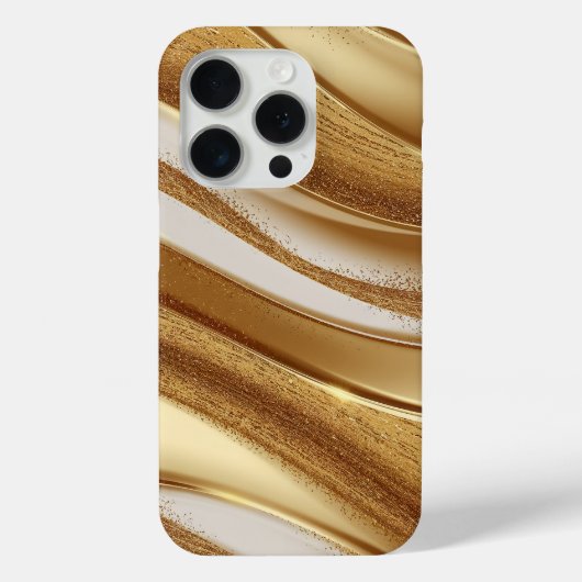 魅惑的な黄金の流れ Case-Mate iPhoneケース (裏面)