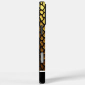 魅惑的な黒と金ゴールドのヘビのスキン詳細 Case-Mate iPhoneケース (裏面 / 右)