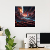 魅惑的なSF超地球外世界 ポスター (ホームオフィス)