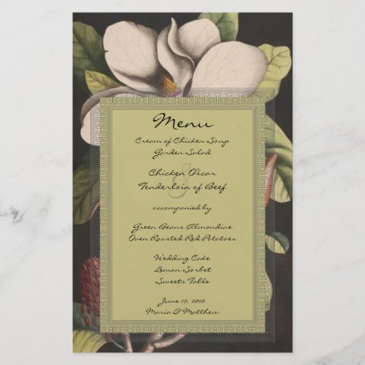 魅惑素朴のおとぎ話の森マグノリアのメニュー (正面)