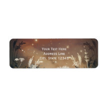 魅惑素朴の夜空の星と葉結婚の