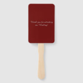 魅惑結婚の ハンドファン (裏面)