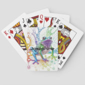 魅惑鮮やかの幸福のカエル トランプ (裏面)