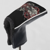 魔の子の昇り ゴルフヘッドカバー (3/4 正面)