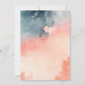 魔女うさぎ秋かぼちゃハロウィーン 招待状 (裏面)