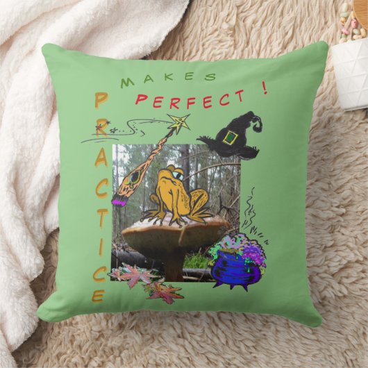 魔女おもしろいのタートカマユーモアの顧客。クッション クッション (ブランケット)