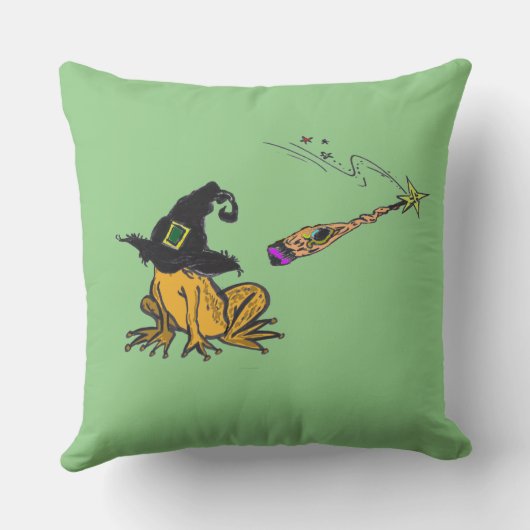 魔女おもしろいのタートカマユーモアの顧客。クッション クッション (裏面)