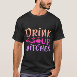 魔女おもしろいを飲み干すTシャツ-01 Tシャツ