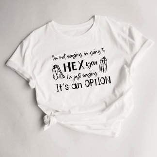 魔女おもしろい呪文（16進） Tシャツ