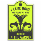 魔女おもしろい妻 シール (正面)