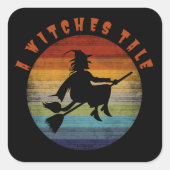 魔女おもしろい魔女 スクエアシール (正面)