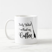 魔女おもしろい コーヒーマグカップ (左)