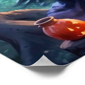 魔女お洒落醸造ポションハロウィンポスター ポスター (角)