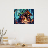 魔女お洒落醸造ポションハロウィンポスター ポスター (キッチン)