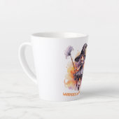 魔女お洒落 カフェラテマグ (左アングル)