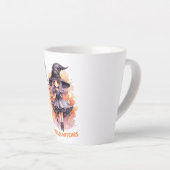 魔女お洒落 カフェラテマグ (右アングル)