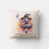 魔女お洒落 クッション (正面)