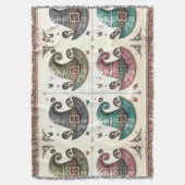 魔女お洒落 スローブランケット (正面縦)