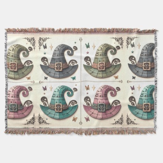 魔女お洒落 スローブランケット (正面)