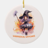 魔女お洒落 セラミックオーナメント (裏面)