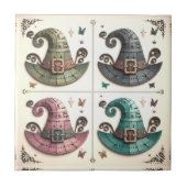 魔女お洒落 タイル (正面)