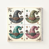 魔女お洒落 ノートブック (裏面)