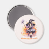 魔女お洒落 マグネット (正面/裏面)