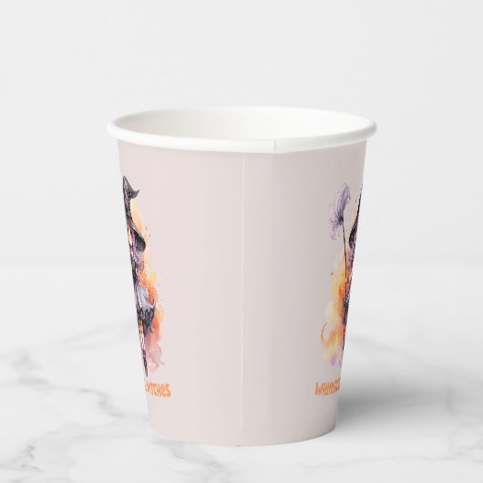 魔女お洒落 紙コップ (右)