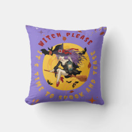 魔女お願いだから青いからかえる クッション