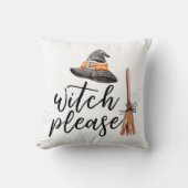 魔女お願いハロウィーン クッション (正面)