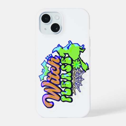 魔女お願いハロウィーン iPhone 15ケース (裏面)