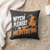 魔女お願い私はめい想ハロウィーン クッション (ブランケット)