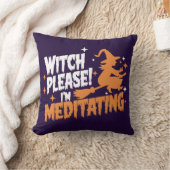 魔女お願い私はめい想ハロウィーン クッション (ブランケット)