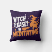 魔女お願い私はめい想ハロウィーン クッション (裏面)