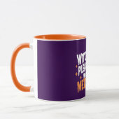 魔女お願い私はめい想ハロウィーン マグカップ (左)