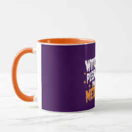 魔女お願い私はめい想ハロウィーン マグカップ