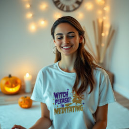 魔女お願い私はめい想ハロウィーン Tシャツ