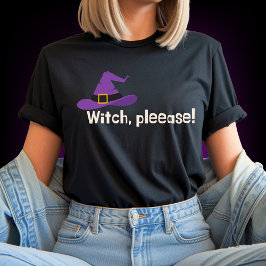 魔女お願い面白いハロウィーン引用文Tシャツ Tシャツ