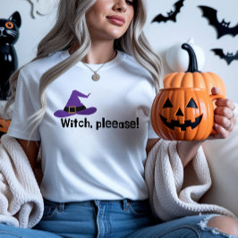 魔女お願い面白いハロウィーン引用文Tシャツ Tシャツ