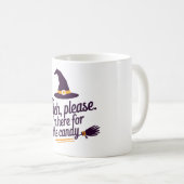 魔女お願い コーヒーマグカップ (正面右)