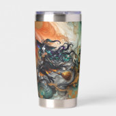 🧙 ♀️‍魔女お願い！ゴシック異教のハロウィーンBFF 保温保冷タンブラー (正面)