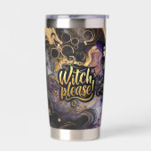 魔女お願い!ゴシック異教の魔女ハロウィーンファンタジー 保温保冷タンブラー (左面)