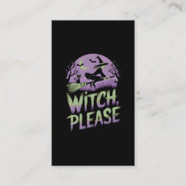 魔女お願い | ハロウィーンフェスティバル 名刺