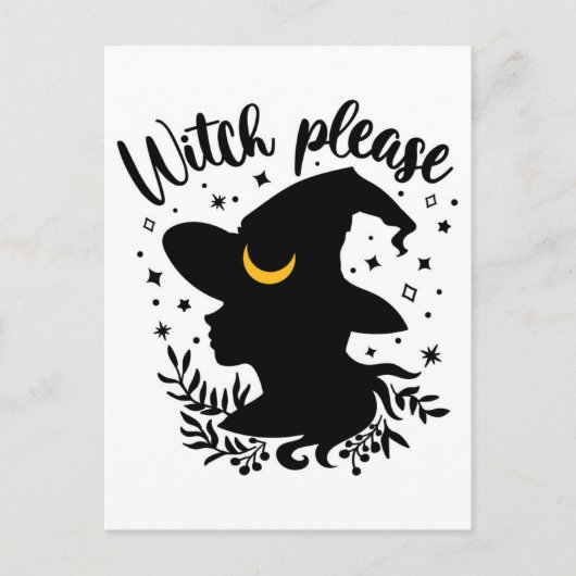 魔女お願い ポストカード (正面)