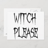 魔女お願い ポストカード (正面/裏面)