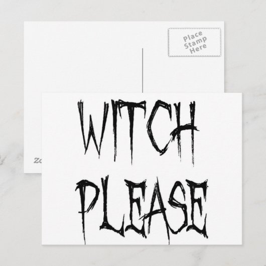 魔女お願い ポストカード (正面/裏面)