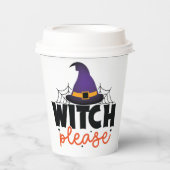 魔女お願い 紙コップ (正面)