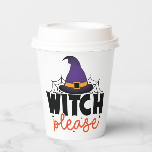 魔女お願い 紙コップ (正面)