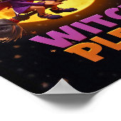 魔女お願い – 面白いハロウィーンポスター ポスター (角)